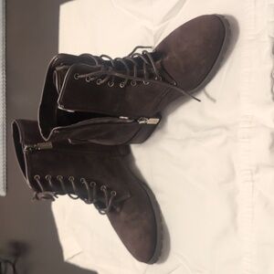 Blondo Waterproof Suede Leather Brown Boots Size 5.5M